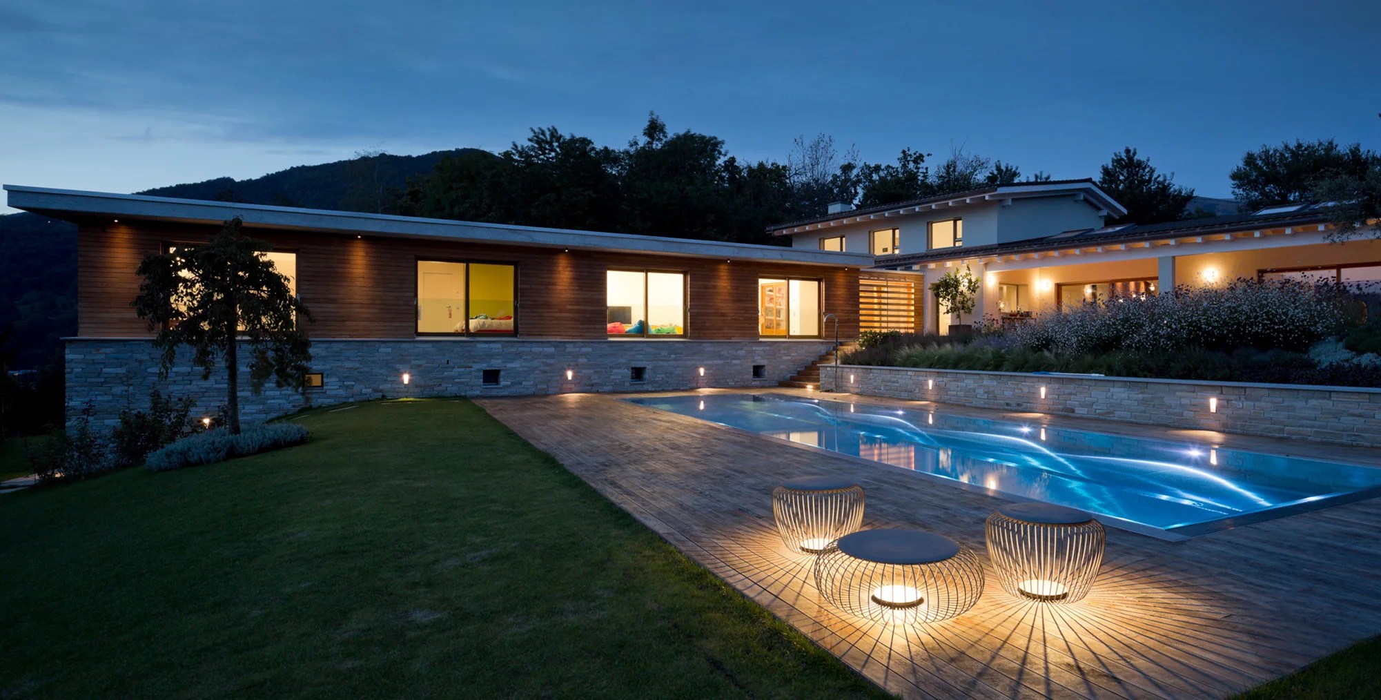 Villa con piscina realizzata da CFC Italia